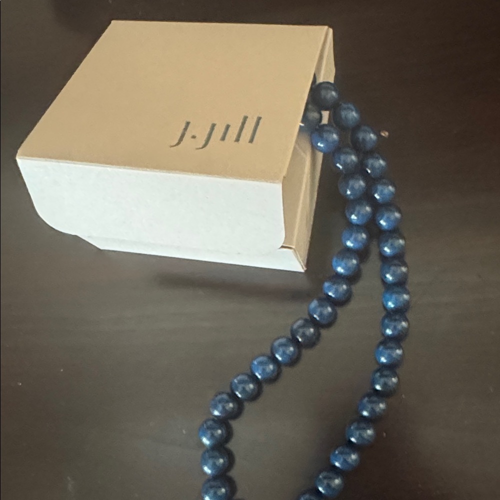 J Jill Chunky  Dark Beaded Necklace